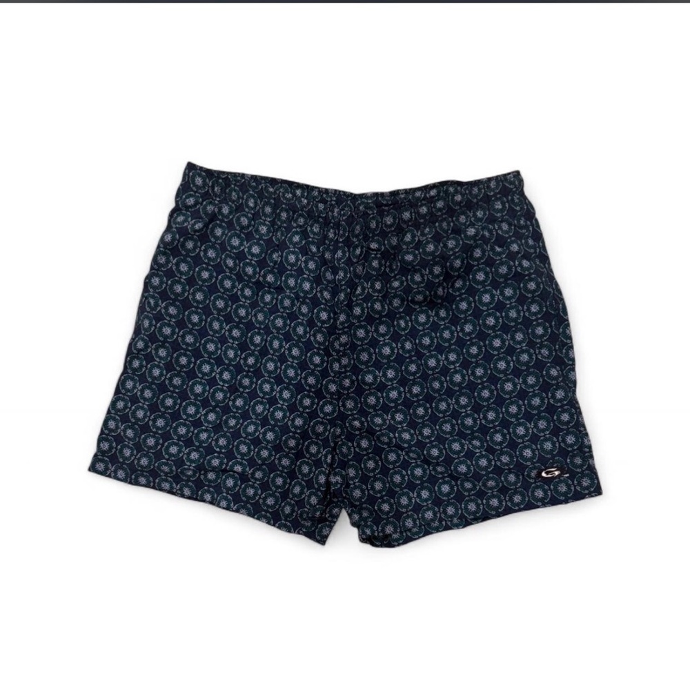 Gotcha Navy Patterned Swim Trunks - Picture 2 of 4